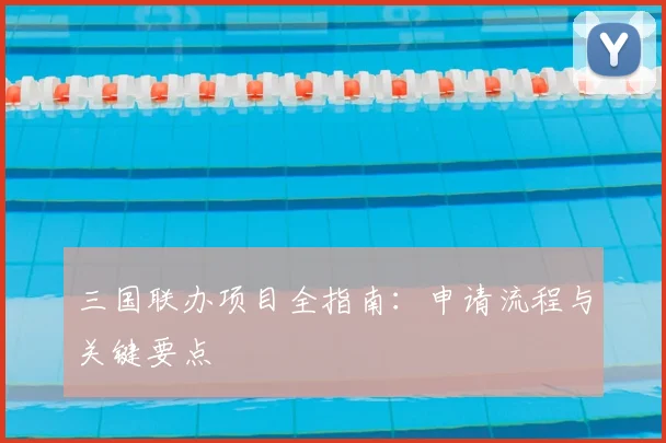 三国联办项目全指南：申请流程与关键要点